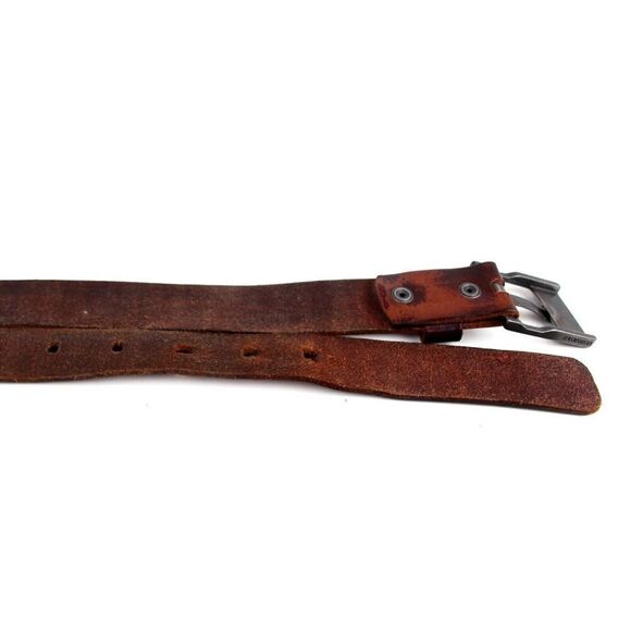 Quiksilver SADDLE BROWN GENUINE LEATHER 1.3/8"Wd CASUAL DRESS BELT Size 40 (I47 - Picture 13 of 13